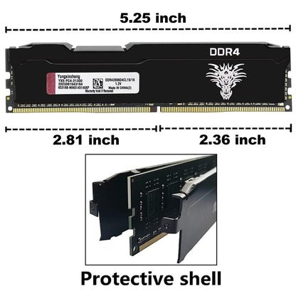 Yongxinsheng DDR4 2666MHz 32GB (2x16GB) Desktop Arbeitsspeicher