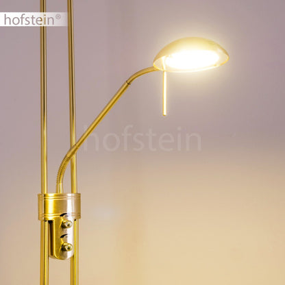 Lumo LED Deckenfluter Rom - Lesearm Messing dimmbar