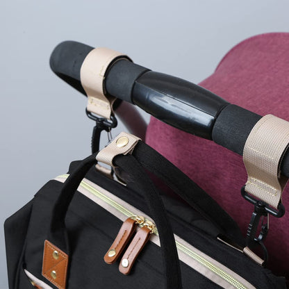 Fexkean Wickelrucksack mit Kinderbett und Wickelauflage, schwarz