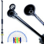 PREDATOR Präzisions-Blasrohr 36 Zoll .40 Caliber mit 50 Darts – Aluminiumrohr mit Rohr-Magazin