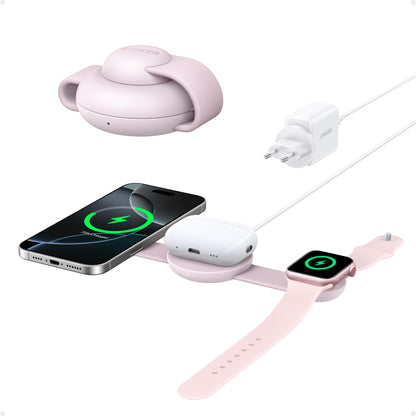 Anker MagGo 3-in-1 kabellose Ladestation - Faltbar Qi2