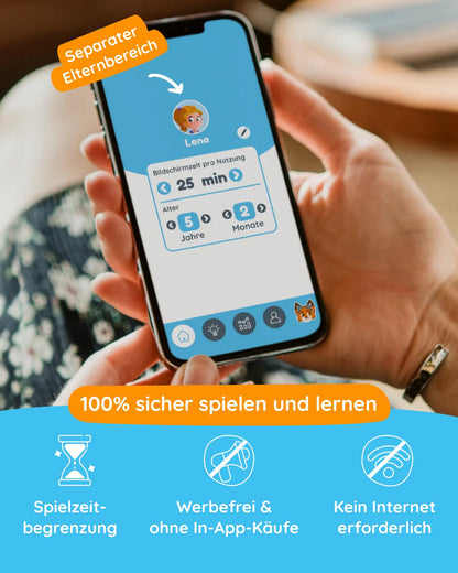 Edurino Lern-Bundle 5 Spiele 4-8 Jahre mit Stift