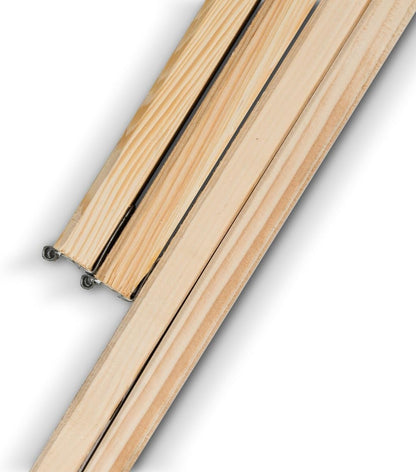 gardivo Hochbeet 120x80x20 cm - 3-teiliger Palettenrahmen Holz