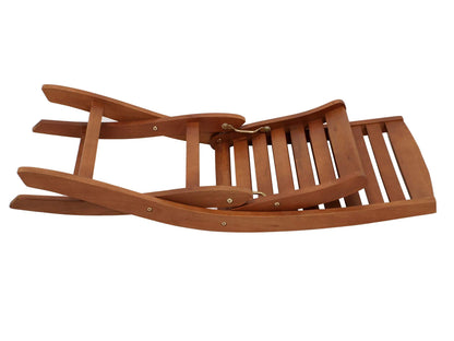 DEGAMO Gartenstuhl Klappstuhl Capo, Eukalyptus Hartholz – 2er Set