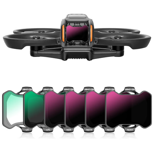 MINGVEN AT2 ND Filter Set für DJI Avata 2, 6er-Pack (UV, CPL)