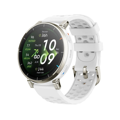 Amazfit Active 3 Premium Lauf-Smartwatch, 1,32" AMOLED Saphir-Display