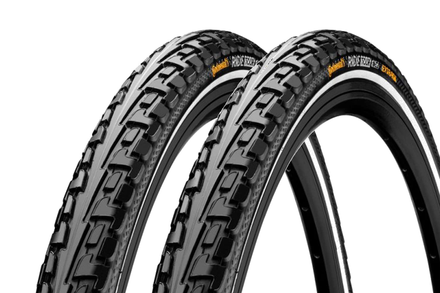 Continental Ride Tour Veloreifen 28 Zoll 42-622 Reflex, 2 Stück, schwarze Drahtreifen
