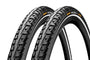 Continental Ride Tour Veloreifen 28 Zoll 42-622 Reflex, 2 Stück, schwarze Drahtreifen
