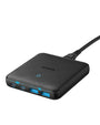 Anker PowerPort Atom III Slim 4-Port USB-C Schnellladegerät mit GaN, kompaktes Slim-Design