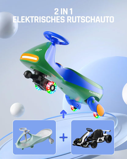 FanttikRide N7 Pro Elektrisches Rutschauto für Kinder – Grün