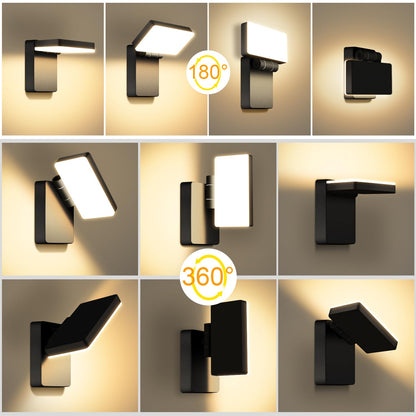 ledmo 60W LED Wandleuchte Aussen/Innen - Warmweiss 3000K