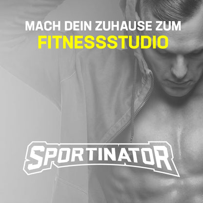 SPORTINATOR Machine Hantelset mit Koffer, 2-in-1 Kurzhantel 20 kg