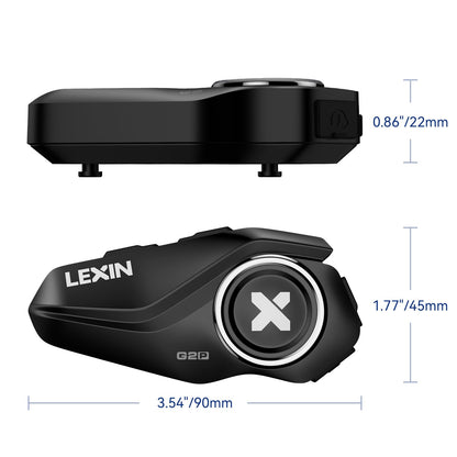 LEXIN G2P Motorrad Bluetooth Headset Helm Kommunikationssystem