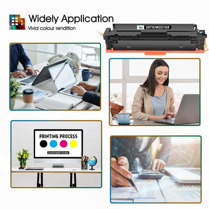 Kompatibel HP 207X Toner – Schwarz für M283fdw mit Chip