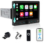 Alondy Autoradio 1 Din mit 7 Zoll Touchscreen, CarPlay & Android Auto inkl. Rückfahrkamera