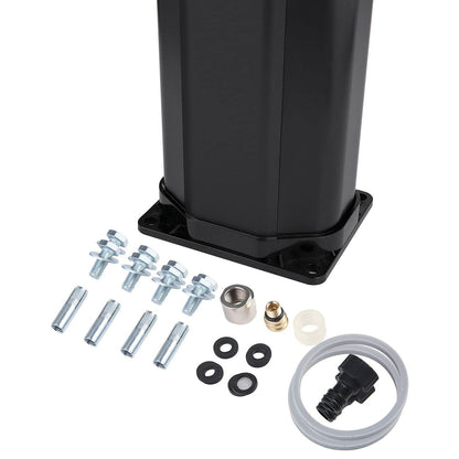Strattore Solardusche Garten 35L schwarz mit Fussdusche