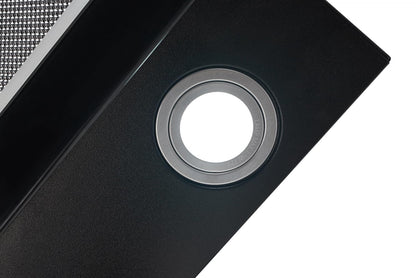 Respekta CH89060S Dunstabzugshaube schräg 60cm Schwarz