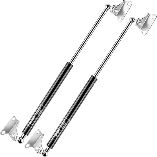 Vepagoo Regelbare Gasdruckfeder 910MM 534N/54KG – 2er Set. Zwei schwarze Zylinder zum Heben, Halten und Dämpfen von Klappen oder Türen.