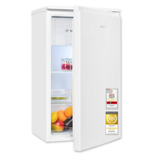 Exquisit KS5117-3-010E Kühlschrank mit 3-Sterne-Gefrierfach, weiss, kompakte Bauform mit wechselbarem Türanschlag