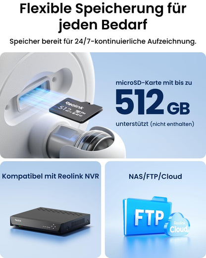 Reolink RLC-1212A 4K+ PoE Überwachungskamera aussen, 12MP