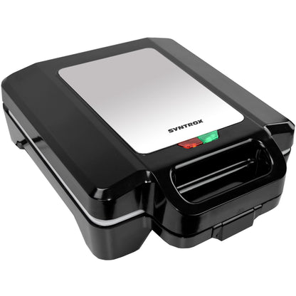 Syntrox Germany XLC Keramik Waffeleisen - 4 Belgische Waffeln