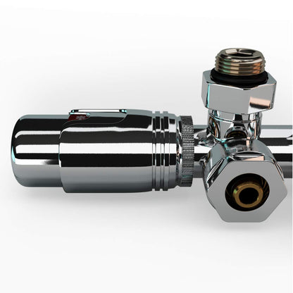 Universell Design Multiblock Heizkörper Set - Eck Chrom 50mm