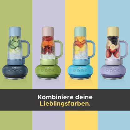 Ninja BlendBoss Standmixer DB351EUPR mit Reisebecher Lavendel-Limonade