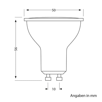 ledscom.de GU10 LED RGBWW Smart Home WLAN Leuchtmittel 10er Set