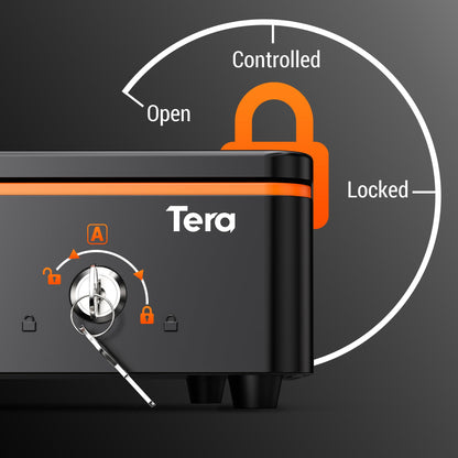Tera POS Kassenlade 405R abschliessbar RJ12 - 5 Scheine, 8 Münzen