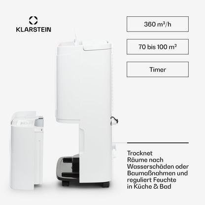 Klarstein DryFy Connect 50L Smart Luftentfeuchter - Weiss