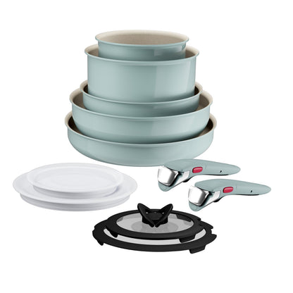 Tefal Ingenio Serenity Kochgeschirr-Set 11-teilig Eucalyptus