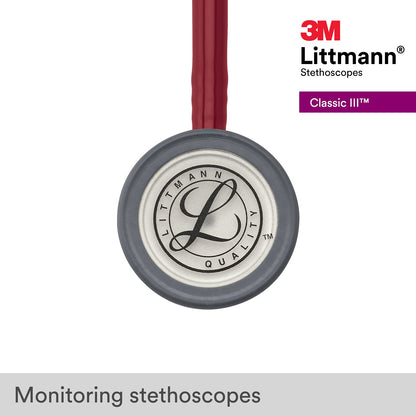 Littmann 5627 Classic III Medizinisches Stethoskop - Burgund