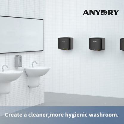 anydry 2630S Automatischer Händetrockner Wandmontage - Schwarz