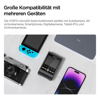 VIOFO microSD Speicherkarte Industriell - 512 GB U3 A2 V30