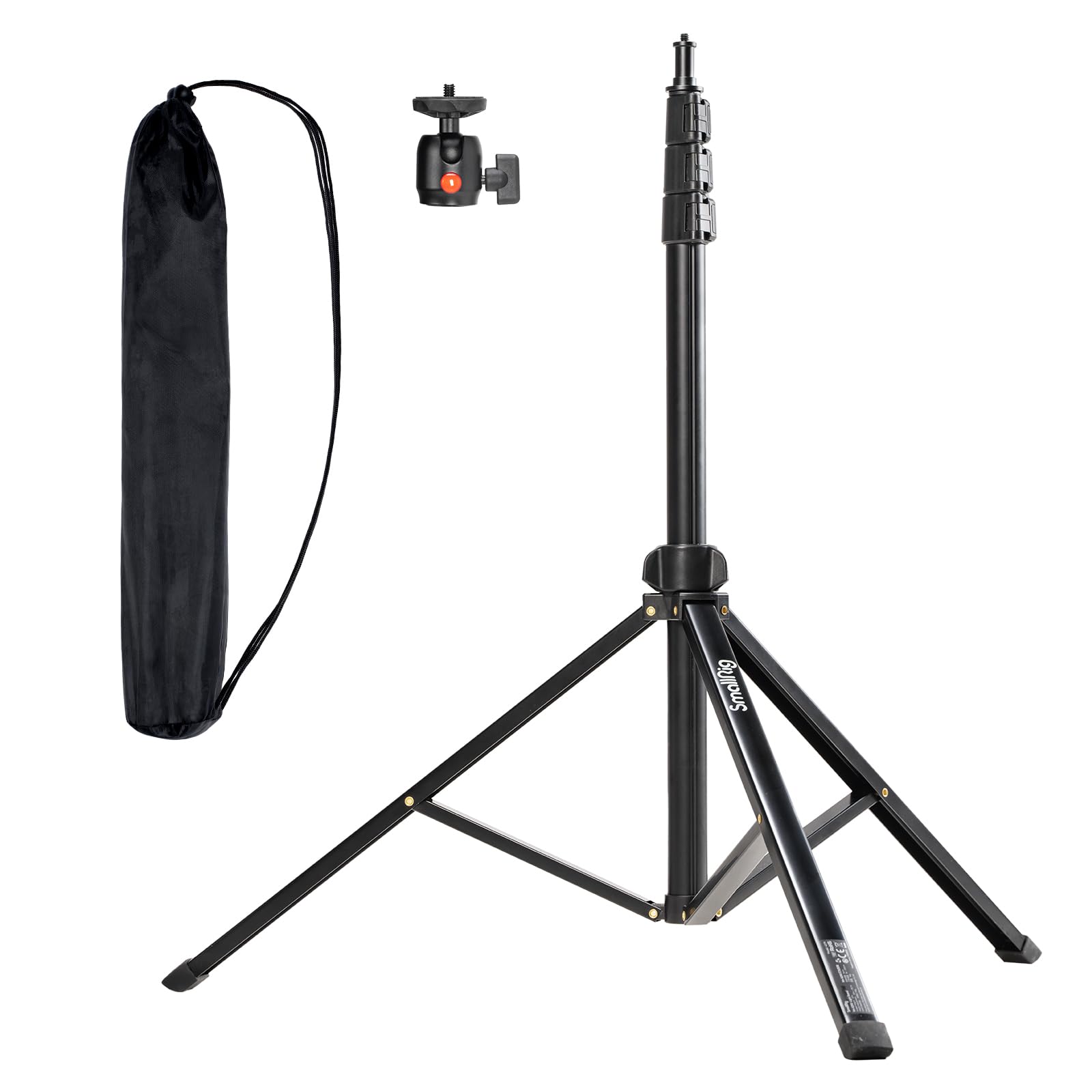 SmallRig RA-S200 Lichtstativ 200 cm, tragbar, max. 4 kg – Dreibeinstativ aus Aluminiumlegierung