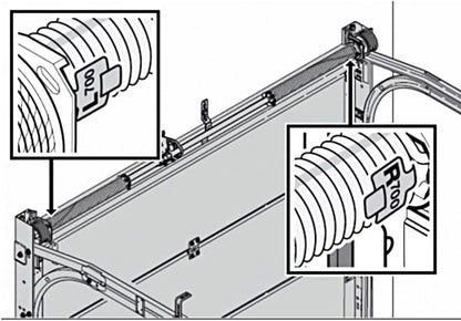 KASTOM Torsionsfeder Ersatz für Garagentor – Hormann R707 / R26