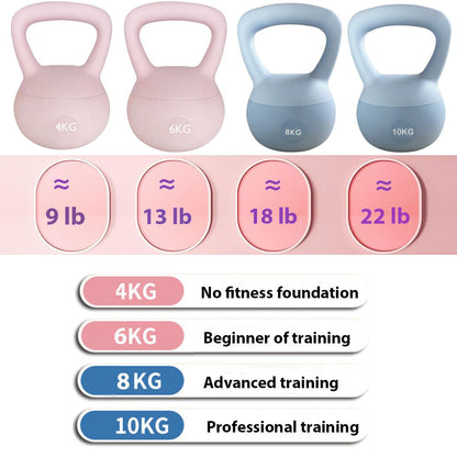 ZhaoCo Soft Kettlebell 8 kg, Kugelhantel mit Eisensandfüllung