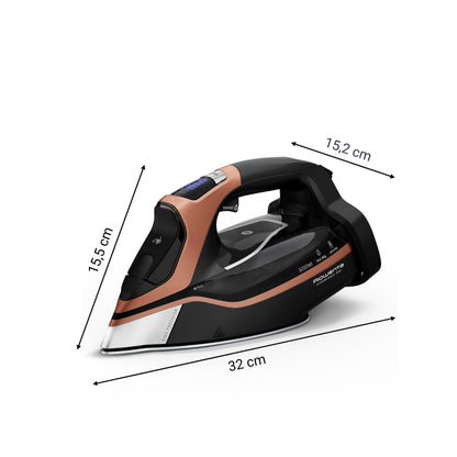 Rowenta Steamforce Pro Dampfbügeleisen DW9520D1, Schwarz/Kupfer