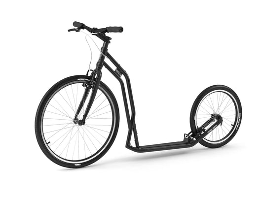 Yedoo S2620 Tretroller 26/20 Zoll Luftreifen – Schwarz. Tretroller zur Fortbewegung durch Fußantrieb.