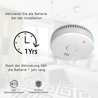ELRO FS1801 Rauchmelder EN14604 konform – 10 Stück