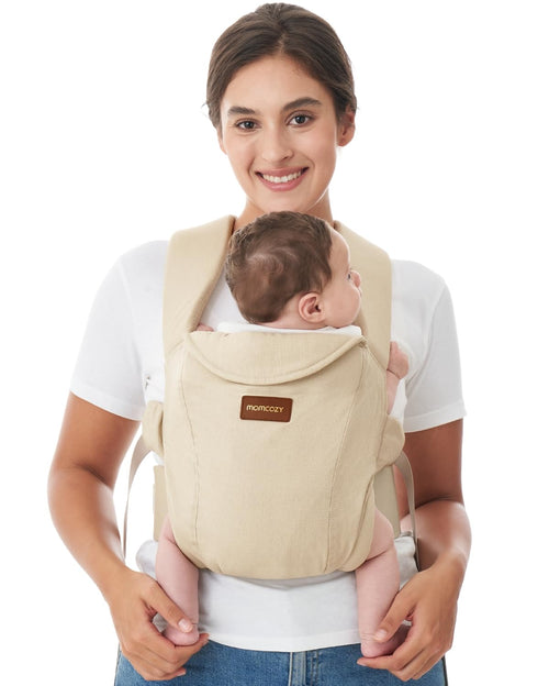 Momcozy Ergonomische Babytrage Neugeborene 3-11 kg - Khaki