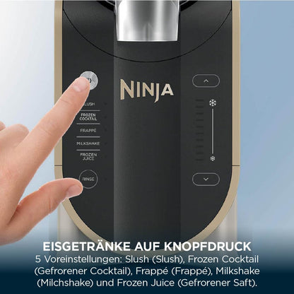 Ninja SLUSHi Maschine FS301EUSTGD für Slush & Eisgetränke, Stone Gold