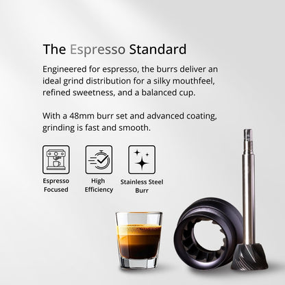1Zpresso J-Ultra Manuelle Kaffeemühle, Eisen Grau, konisches Mahlwerk