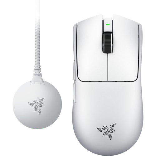 Razer Viper V4 Pro – kabellose E-Sport-Gaming-Maus, 50 g, Weiss, symmetrische Bauform