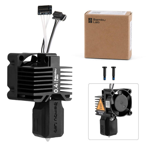 CCTREE Hotend Kit 0,4 mm gehärteter Stahl für Bambu Lab P1P/P1S mit Lüfter und Heizblock
