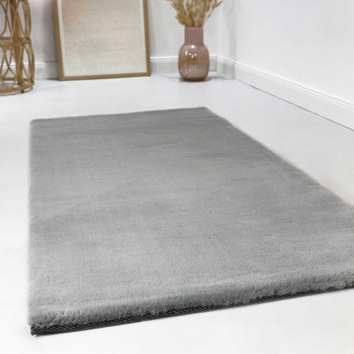 Esprit Home Alice Moderner Hochflor Teppich - Grau 200x290 cm. Dient als Schalldämmung und erhöht den Wohnkomfort.