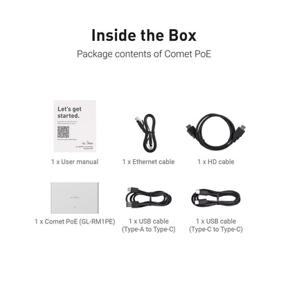 GL.iNet Comet PoE GL-RM1PE Remote KVM über Internet, 4K@30Hz