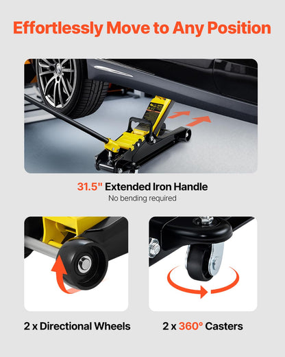 VEVOR Hydraulischer Rangierwagenheber – 2,5 t Tragkraft