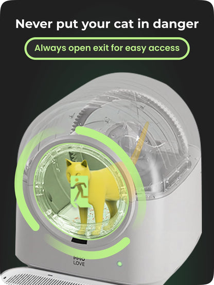 TY-PRO Selbstreinigendes Katzenklo – XXL App-Steuerung