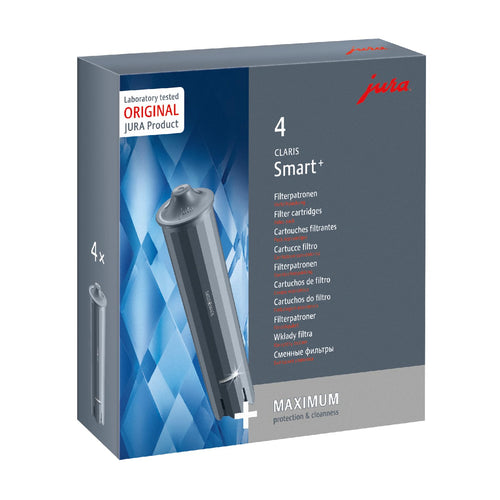 JURA CLARIS Smart+ Filterpatrone für Kaffeevollautomaten, 4er-Pack